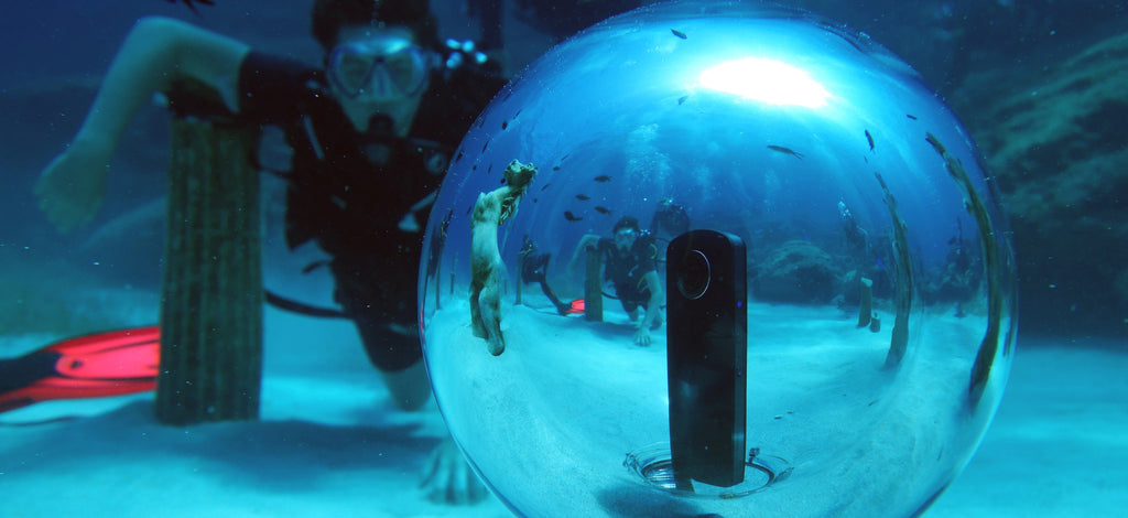We're excited about taking 360 videos and photos underwater!